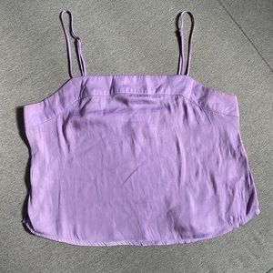 Bright purple tank top